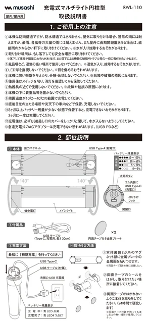 musashiムサシ RWL-110